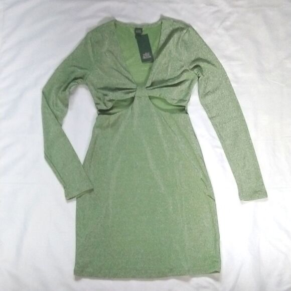 NWT Wild Fable Cut-out Bodycon dress - Picture 3 of 6